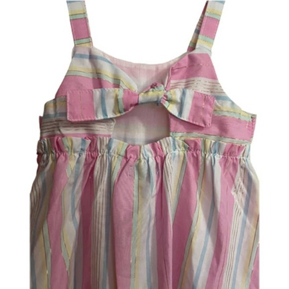 ♥ Picapino Striped Summer Dress 18 Months - Picture 3 of 5